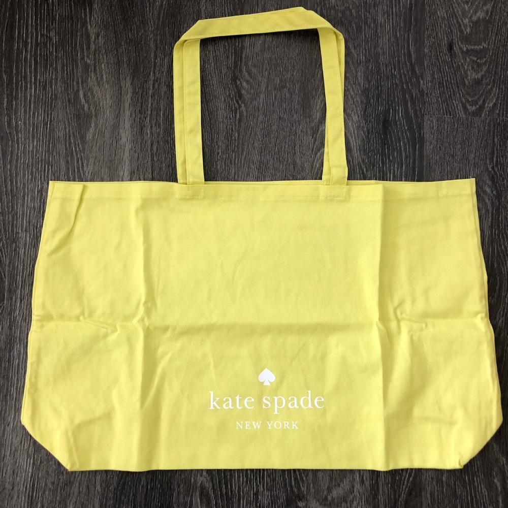 Brand New Kate Spade Canvas Tote Bag - Yellow